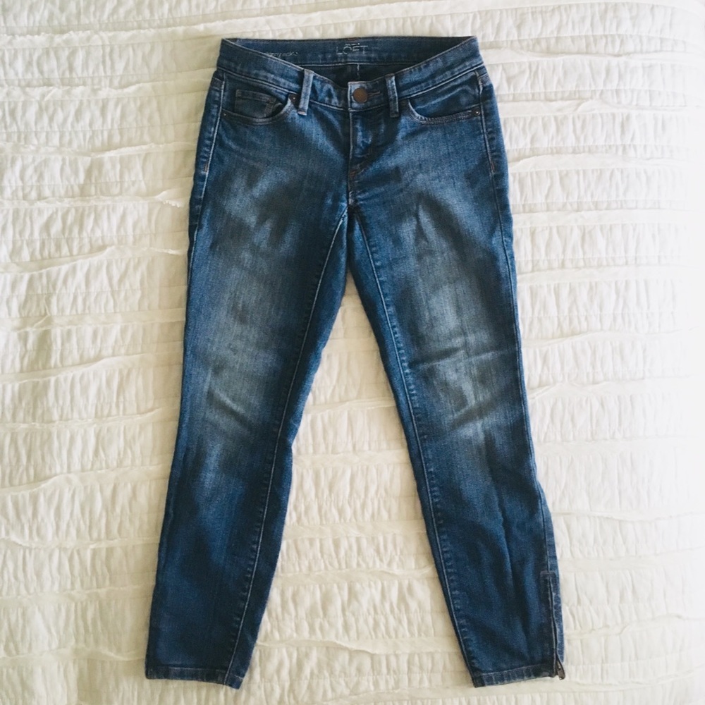 LOFT Women's Petite Modern Skinny Ankle Jeans 5/$25